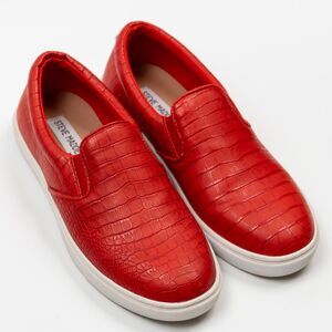 Steve Madden Ecentric red snake sneaker size 7